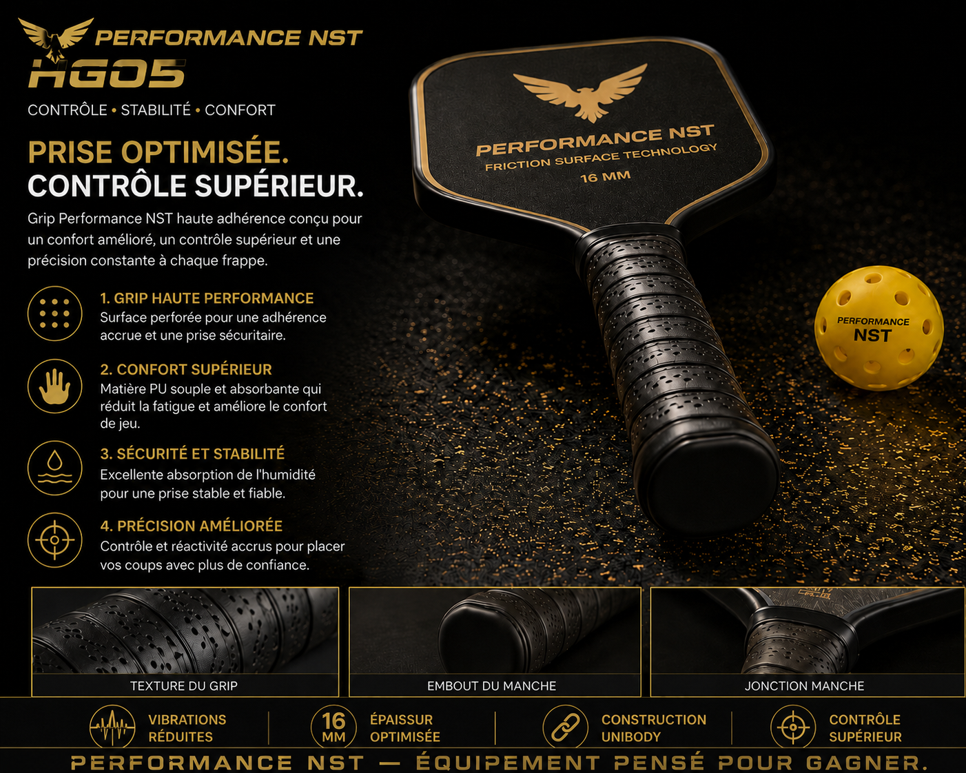 Performance NST HG05 - Grip optimisé