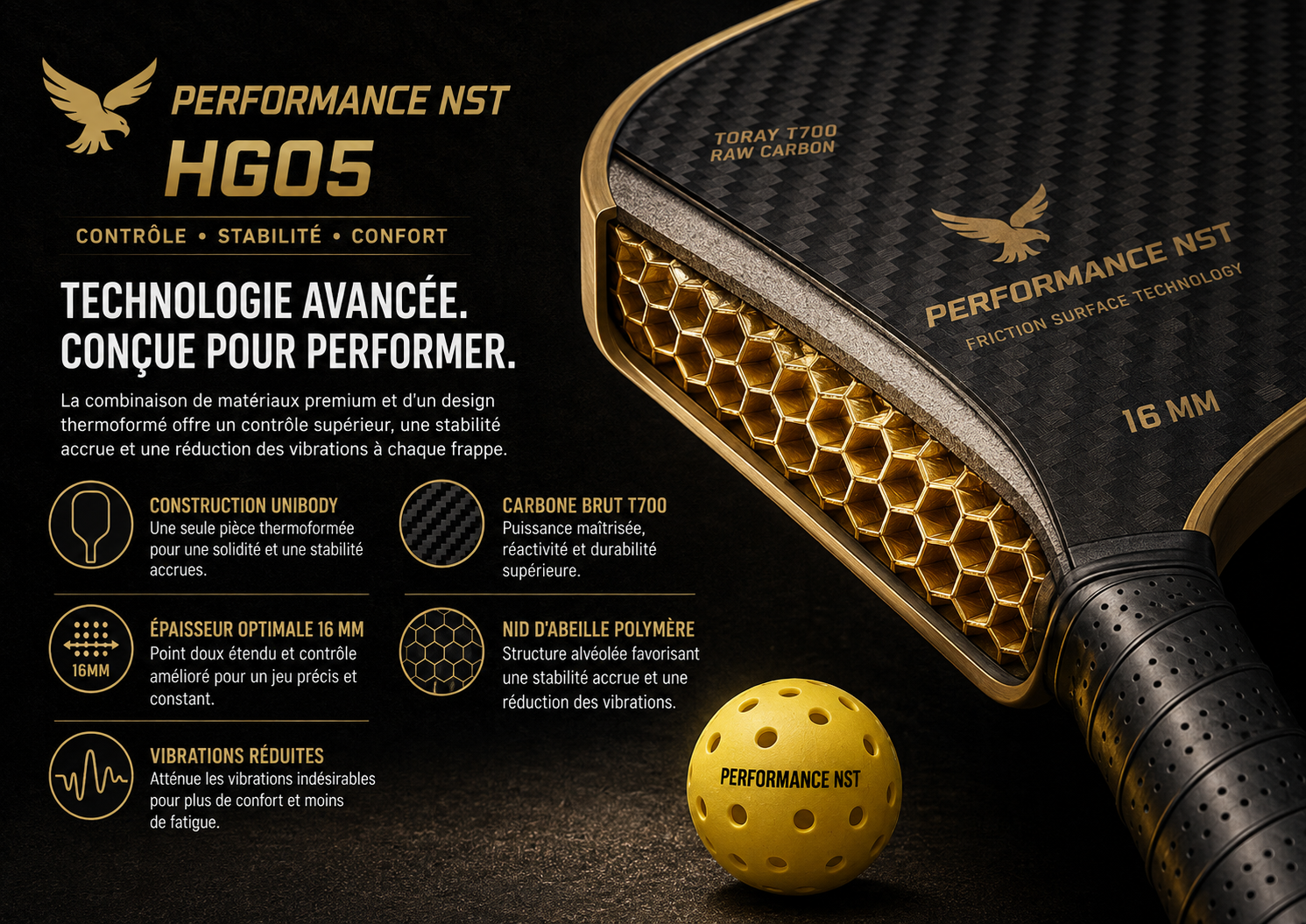 Performance NST HG05 - Technologie T700